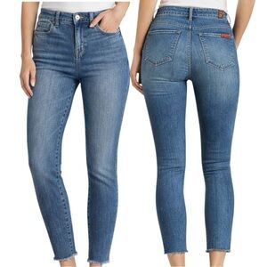 7 For All Mankind Roxanne Ankle Jeans Size 26 Cropped Skinny